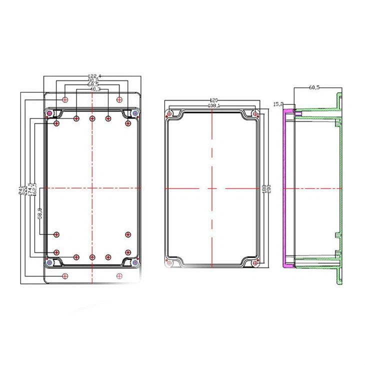 Waterproof Junction Box Electrical ABS Case